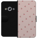 Wallet case for Samsung Galaxy Xcover 3 with Cherry design