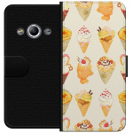 Wallet case for Samsung Galaxy Xcover 3 with Glassy design