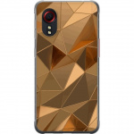 Mobile case for Samsung Galaxy Xcover 5 with 3D Gold design
