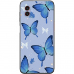 Mobile case for Samsung Galaxy Xcover6 Pro with Blue butterflies design
