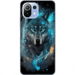 Mobile case for Xiaomi 11 Lite 5G NE with Wolf design Mobile case for Xiaomi 11 Lite 5G NE with Wolf design