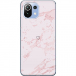 Mobile case for Xiaomi 11 Lite 5G NE with Pink Heart design