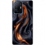 Mobile case for Xiaomi 11T Pro with Fiery silk design