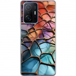 Mobile case for Xiaomi 11T Pro with Metallic pattern design