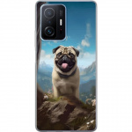 Mobile case for Xiaomi 11T Pro with Happy Dog design