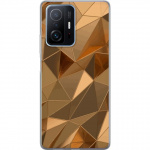 Mobile case for Xiaomi 11T Pro with 3D Gold design