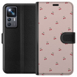 Wallet case for Xiaomi 12T with Cherry design