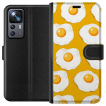 Wallet case for Xiaomi 12T Pro with Fried egg design