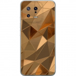 Mobile case for Xiaomi 13 with 3D Gold design