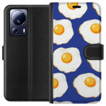 Wallet case for Xiaomi 13 Lite with Fried eggs design