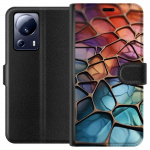Wallet case for Xiaomi 13 Lite with Metallic pattern design