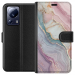 Wallet case for Xiaomi 13 Lite with Marble design