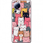 Mobile case for Xiaomi 13 Lite with Cat pattern design