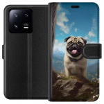 Wallet case for Xiaomi 13 Pro with Happy Dog design