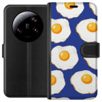 Wallet case for Xiaomi 13 Ultra with Fried eggs design