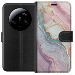 Wallet case for Xiaomi 13 Ultra with Marble design
