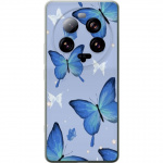 Mobile case for Xiaomi 13 Ultra with Blue butterflies design