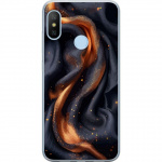 Mobile case for Xiaomi Mi A2 Lite with Fiery silk design