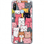 Mobile case for Xiaomi Mi A2 Lite with Cat pattern design