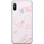 Mobile case for Xiaomi Mi A2 Lite with Pink Heart design