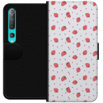 Wallet case for Xiaomi Mi 10 5G with Strawberries design Wallet case for Xiaomi Mi 10 5G with Strawberries design