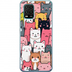 Mobile case for Xiaomi Mi 10 Lite 5G with Cat pattern design
