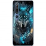 Mobile case for Xiaomi Mi 10 Pro 5G with Wolf design
