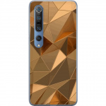 Mobile case for Xiaomi Mi 10 Pro 5G with 3D Gold design
