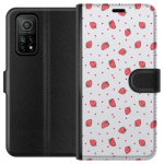 Wallet case for Xiaomi Mi 10T Pro 5G with Strawberries design