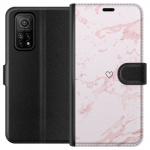 Wallet case for Xiaomi Mi 10T Pro 5G with Pink Heart design