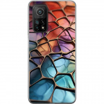 Mobile case for Xiaomi Mi 10T Pro 5G with Metallic pattern design