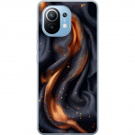 Mobile case for Xiaomi Mi 11 with Fiery silk design