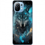 Mobile case for Xiaomi Mi 11 with Wolf design