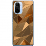 Mobile case for Xiaomi Mi 11i with 3D Gold design