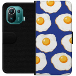 Wallet case for Xiaomi Mi 11 Pro with Fried eggs design