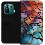 Wallet case for Xiaomi Mi 11 Pro with Metallic pattern design