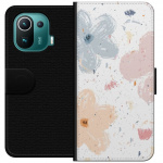 Wallet case for Xiaomi Mi 11 Pro with Flowers design
