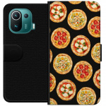 Wallet case for Xiaomi Mi 11 Pro with Pizza design