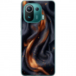 Mobile case for Xiaomi Mi 11 Pro with Fiery silk design