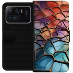 Wallet case for Xiaomi Mi 11 Ultra with Metallic pattern design