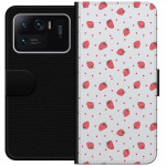 Wallet case for Xiaomi Mi 11 Ultra with Strawberries design