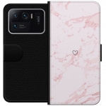 Wallet case for Xiaomi Mi 11 Ultra with Pink Heart design