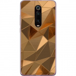 Mobile case for Xiaomi Mi 9T Pro with 3D Gold design