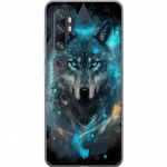 Mobile case for Xiaomi Mi Note 10 with Wolf design