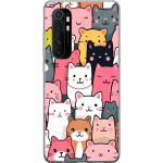 Mobile case for Xiaomi Mi Note 10 Lite with Cat pattern design