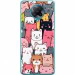 Mobile case for Xiaomi Poco F2 Pro with Cat pattern design