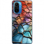 Mobile case for Xiaomi Poco F3 with Metallic pattern design
