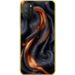 Mobile case for Xiaomi Poco M3 with Fiery silk design Mobile case for Xiaomi Poco M3 with Fiery silk design