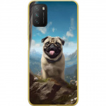 Mobile case for Xiaomi Poco M3 with Happy Dog design