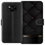 Wallet case for Xiaomi Poco X3 NFC with Luxury line design